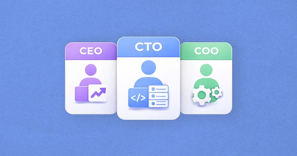CTO는 무슨 일을 하나요? CEO·COO와 다른 점 쉽게 정리