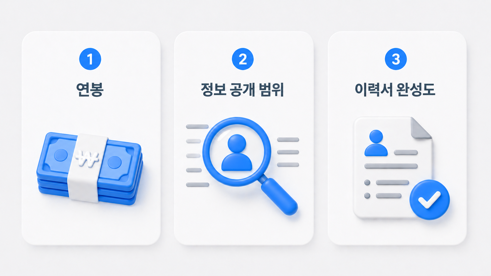 헤드헌터가 인재를 찾는 3가지 기준 - 연봉 정보공개 이력서