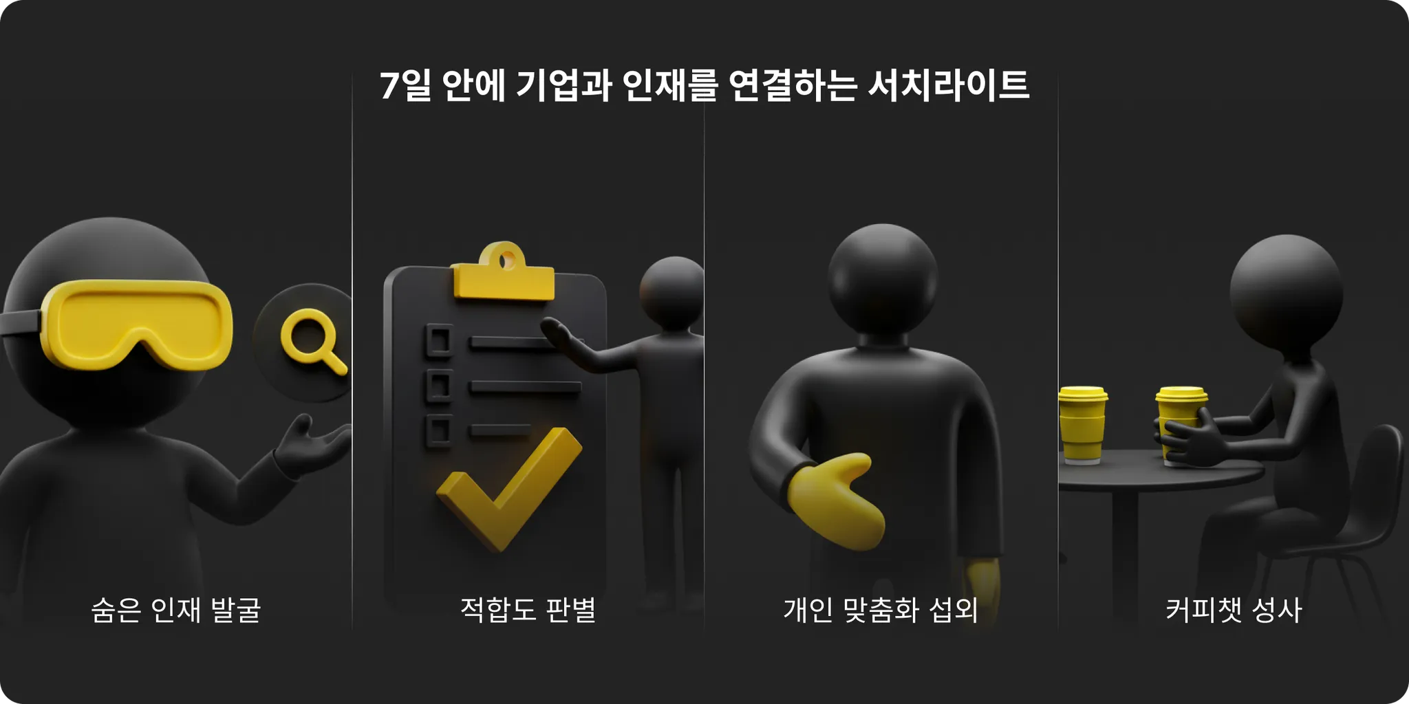 커피챗, 다이렉트소싱, 서치라이트에이아이, 서치라이트AI